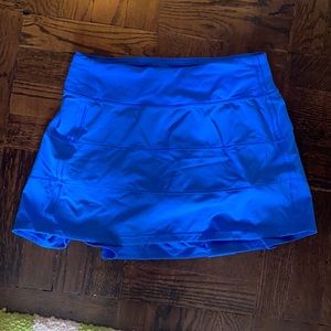 Lululemon Pace Rival Tennis Skirt 4 Tall Blue
